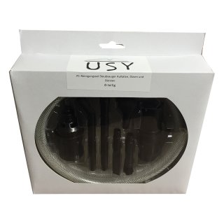 usy PC-Reinigungsset Staubsauger Aufsätze Bürsten und Düsen Universal 8-tlg. (1 Stck. Packung)