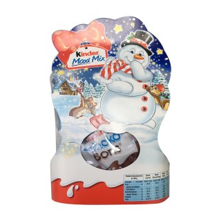Ferrero Kinder Maxi Mix Motiv: Schneemann (153g Geschenkpackung)