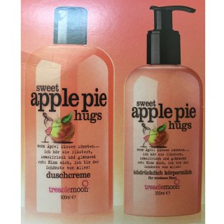 treaclemoon Apfeliche Weihnachten Geschenkset (sweet apple pie hugs Duschcreme 500ml & sweet apple pie hugs ichdrückdich Körpermilch 350ml)