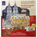 Adventskalender in Kölner Dom Motiv: Weihnachtsbäckerei (240g Zartbitter,extragroß)