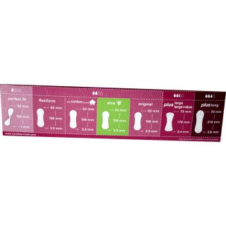 Carefree Slipeinlagen Aloe Vera (56 Stück)