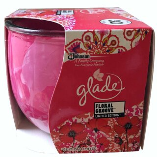 Glade Duftkerze Floral Groove Blumenduft Kerze (120g Stück)