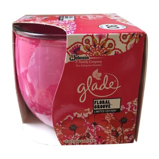 Glade Duftkerze Floral Groove Blumenduft Kerze (120g)