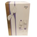 Dove Limited Edition Winterpflege Geschenkset (1x Pflegedusche 250ml + 1x Body Lotion 250ml), 1er Set
