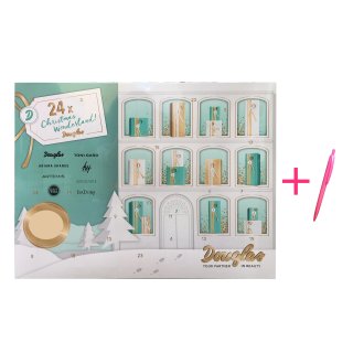 Douglas 24x Christmas Wonderland! Kosmetik-Adventskalender mit usy PinkPen (1Stk)