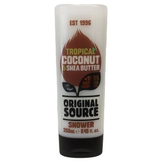 Original Source Tropical Coconut & Shea Butter Duschgel (250ml Flasche)
