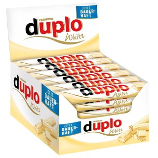 duplo white 40 Riegel mit weißer Schokolade (40x18,2g Packung)