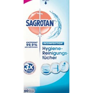 Sagrotan Hygiene-Reinigungstücher, 60 St (1er Pack)