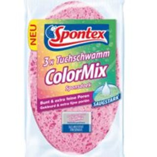 Spontex Tuchschwamm Colors, 3 St (1er Pack)