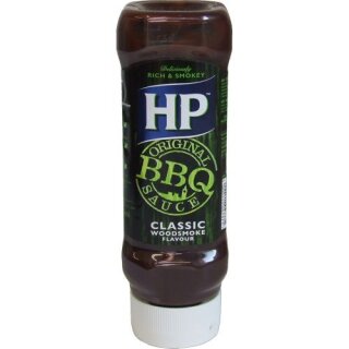 HP BBQ Sauce Classic Woodsmoke Flavour (1x465g Flasche)