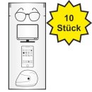 Brillenputztuch der Marke usy (10 feuchte...