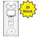 Brillenputztuch der Marke usy (20 feuchte...