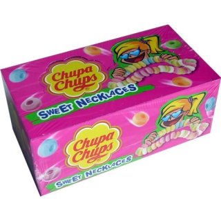 Chupa Chups, Dextro Ketten Sweet Neclaces, 24er Display, 1er Pack (1 x 424,8 g)