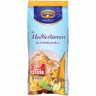 Krüger Getränkepulver Multivitamin automatengerecht (1kg Beutel)