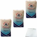 Diamant Feinster Zucker 3er Pack (3x1kg Packung) + usy Block