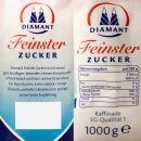 Diamant Feinster Zucker 3er Pack (3x1kg Packung) + usy Block