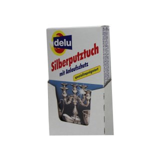 delu Silberputztuch mit Anlaufschutz