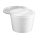 Suppenbecher, EPS "To Go" 300 ml, weiss mit Deckel transluzent (44 Stück Packung)