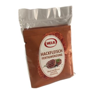 Hela Hackfleisch Fertigwürzung (1 Set, mit 5 Beutel a 7g)