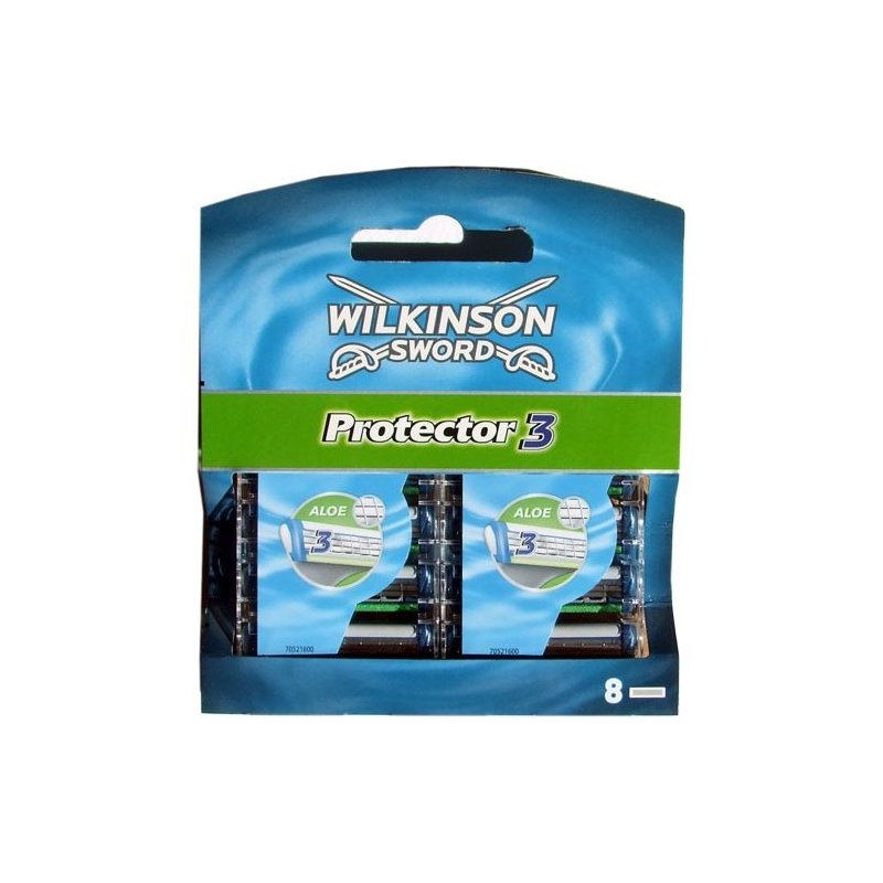 Wilkinson Protector 3 Klingen mit Aloe, 8 Klingen