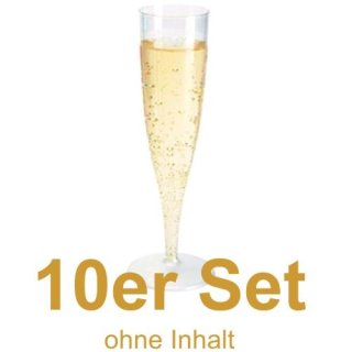 usy Einweg Sektglas, Champagnerglas (10er Set)