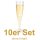 usy Einweg Sektglas, Champagnerglas (10er Set)