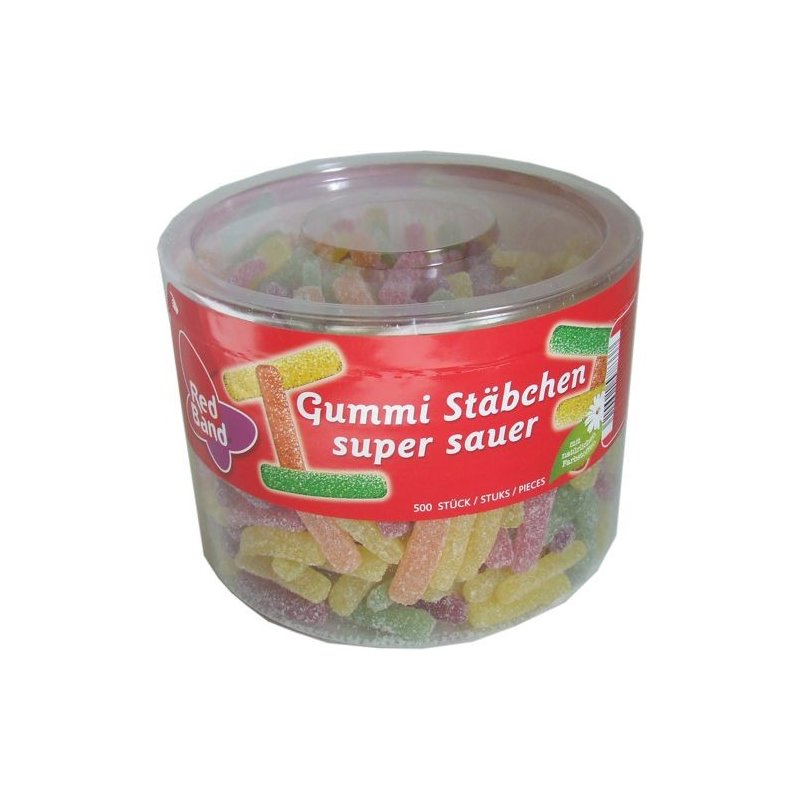 Red Band Gummi Stäbchen, 1kg main image 1