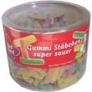 Red Band Gummi-Stäbchen Super Sauer Dose (1kg Dose)