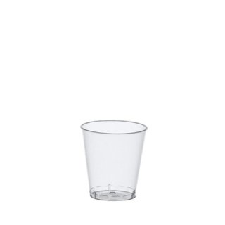 Papstar Trinkbecher Becher, (100ml, ca. 6,7 cm hoch, D 60mm) durchsichtig, klar (50 Stck.)