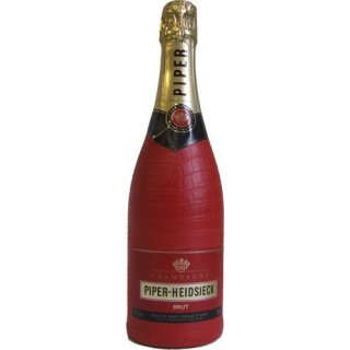 Champagner Piper Heidsieck Brut Red Kroko Skin limitierte Sonderedition 12% 0,75l Flasche