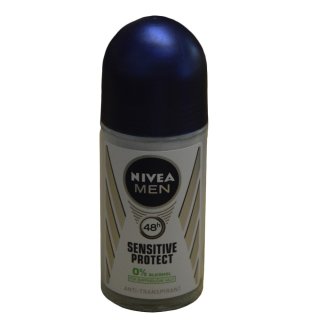Nivea Men Deo Roll on Sensitive Protect 48h in blau (50ml)