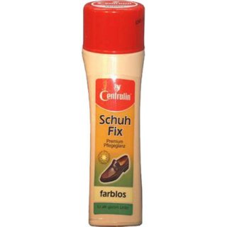 Centralin Schuhfix flüssige Schuhcreme, selbstglänzend, farblos, (75ml Flasche)