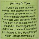 Wellness & Beauty Körperfluid mit Lemongras...