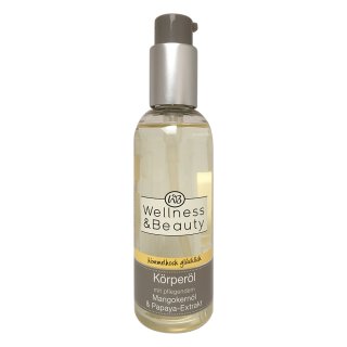 Wellness & Beauty Körperöl mit Mangokernöl & Papaya-Extrakt 150ml