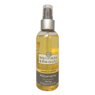 Wellness & Beauty Körperspray mit Mango & Papaya-Extrakt 150ml