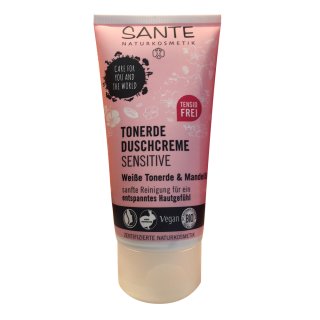 Sante Cremedusche Sensitive Weisse Tonerde & Mandeloel Tube 150 ml