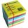 Notizblock 850 Blatt/Block 8-farbig (9x9x9cm) SOE