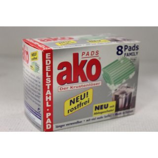 Delu ako Pads 8er Family Edelstahl