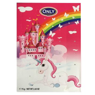 Einhorn Adventskalender Milchschokolade (75g)