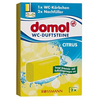 domol WC-Duftsteine "Citrus" 2x40g