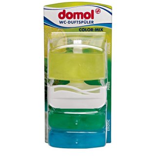 domol WC-Duftspüler "Color-Mix" 3x55ml