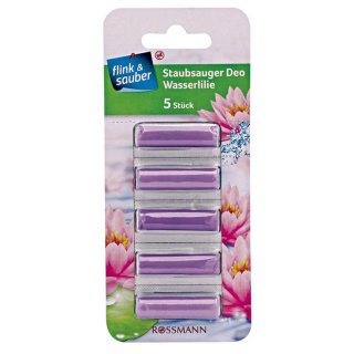 flink & sauber Staubsauger Deo "Wasserlilie" 5St