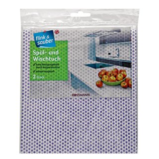 flink & sauber Spül- & Wischtuch 2St
