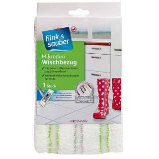 flink & sauber Mikroduo Wischbezug 1St