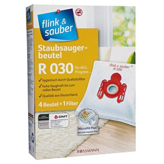 flink & sauber Staubsaugerbeutel R 030 4St