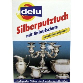 delu Silberputztuch mit Anlaufschutz