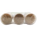 Zahnstocher aus Holz, rund in 6,7 cm Dose (3x500...