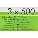 Zahnstocher aus Holz, rund in 6,7 cm Dose (3x500 Stück) Pappstar