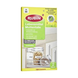 RUBIN Lebensmittel Mottenfalle (2St)