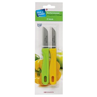 flink sauber Küchenmesser 2St